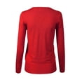 thumbnail image 4 of Made by Olivia Women's Classic Button Down Long Sleeve V-Neck Soft Knit Sweater Cardigan, 4 of 7