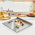 thumbnail image 6 of Kieccall 304 Stainless Steel Cutting Board Meat Vegetable Chopping Board Kitchen Cooking Food Prep, 6 of 8