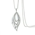 thumbnail image 2 of Opvise Fashion Women Opal Leaf Long Chain Hollow Wedding Party Sweater Necklace, 2 of 7