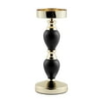 thumbnail image 6 of Danya B. Talia Black and Gold Metal Candlestick Taper Candle Holders - Set of 3, 6 of 11