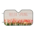 thumbnail image 7 of Fotbe Hello Spring Car Windshield Sunshade | Sun Visor Protector Front Window Shade, Keeps Out UV Rays, Keeps Your Vehicle Cool-, 7 of 7