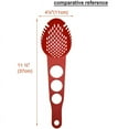 thumbnail image 3 of Nylon Spaghetti Server Non-Stick Pasta Fork Slotted Spoon Food Strainer with Spaghetti Measure Tool Strainer Ladle, 3 of 6