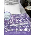 thumbnail image 3 of LHSHID Bonus Mom Gifts Bonus Mom Blanket Stepmom Gifts Mother's Day Birthday Gift for Stepmother Bonus Mom Stepmom Soft Throw Blanket Purple 60"x80", 3 of 7