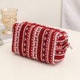 thumbnail image 2 of JYYYBF Women Knit Makeup Bag Cosmetic Bag Christmas Large Capacity Travel Toiletry Bag Accessories Organizer, 2 of 8