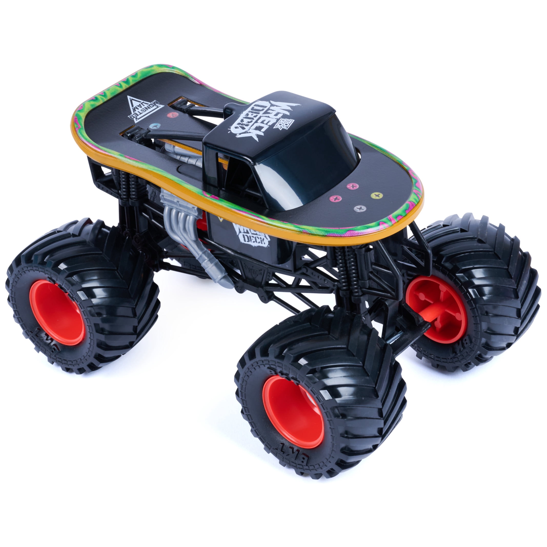 Monster Jam Wreck Deck Collectible Monster Truck, 1:24 Scale