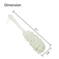 thumbnail image 5 of Loofah Sponge Back Scrubber - Shower Brush/Body Back/Mesh Brush with Long Handle, Men Women Exfoliating Bath Shower Body Brush - Handheld Luffa Pouf for Body, Face Washing - Spa Wash, 5 of 9