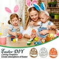 thumbnail image 2 of Moins de 5 Modèles de Lapins pour Bureau&Artisanat&Stationerie pour Couper des Œufs Pochoir DIY Pâques Métal Maison DIY, 2 of 9