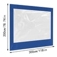 thumbnail image 6 of Soumake Camping Canopy Sun Shade With Transparent Window Design Easy Setup Uv-Resistant Waterproof Outdoor Canopy Tent Cloth, 6 of 8