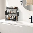 thumbnail image 4 of Organizador de encimera de baño de 3 niveles, estante de almacenamiento de gran tamaño, estante organizador de encimera, estantes para especias, cocina, fregadero, dormitorio, oficina, estante para, 4 of 7