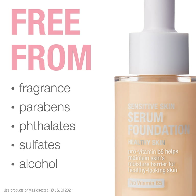 Neutrogena Healthy Skin Sensitive Serum Liquid Foundation, Light
