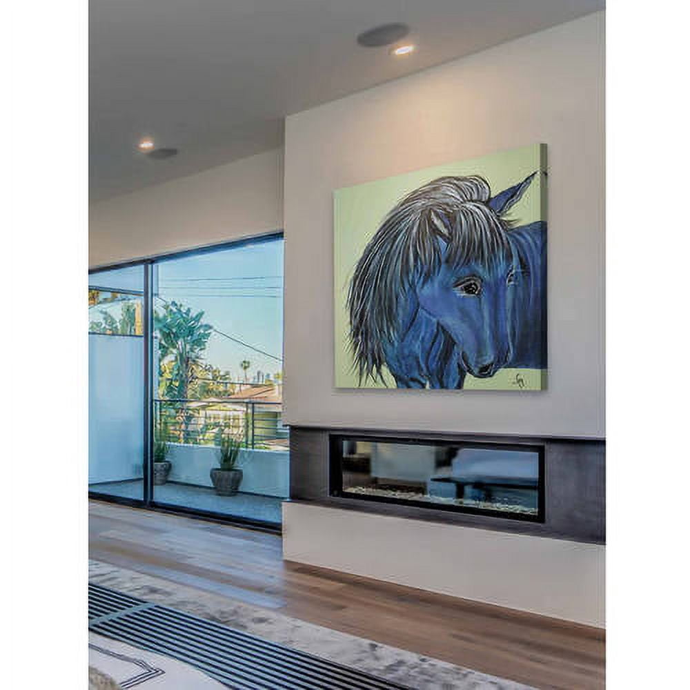 "Cookie Connemara Horse" Painting Print on Wrapped Canvas