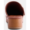 thumbnail image 2 of Scenario Women's Studded Faux Leather Platform Clogs, 2 of 6