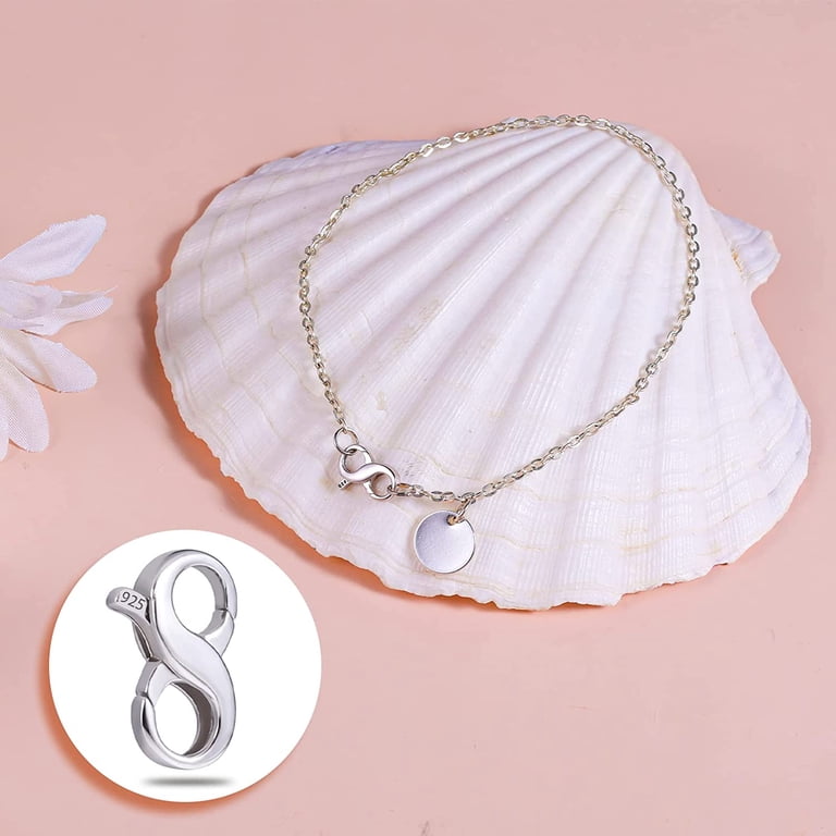 925 Sterling Silver Jewelry Clasp Repair Kit - Double Opening
