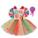 thumbnail image 1 of Niños Lollipop Candy Vestidos vestido de fiesta de cumpleaños niñas Arco Iris tutú vestido Vestidos niños ropa conjunto para 0-12 Years7-8T Gao Jinjia LED, 1 of 2