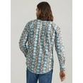 thumbnail image 2 of Wrangler Checotah Dusty Blue Diamond - Mens Shirt  - 112326319, 2 of 4