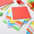 thumbnail image 4 of WHAMVOX Diy Origami Card 200Pcs Multicolored Paper For Children Creative Expression Handmade, 4 of 8
