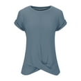 thumbnail image 4 of Women Summer Tops V Neck Cute Big Gym Tshirts Comfy Warehouse Today Shipping, 4 of 6