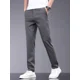 thumbnail image 1 of Pantalones de marca para hombre, tela Lyocell elástica suave, ropa de verano, pantalones casuales, pantalones finos de cintura elástica, pantalones ajustados de negocios para hombre, 1 of 5