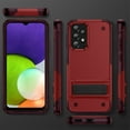 thumbnail image 4 of JTCASES for Samsung Galaxy A73 5G Case, Foldable Kickstand Heavy Duty Protective Rugged Hybird Anti-slip Shockproof/Drop Resistant PC TPU Shell for Samsung Galaxy A73 5G, Red, 4 of 7