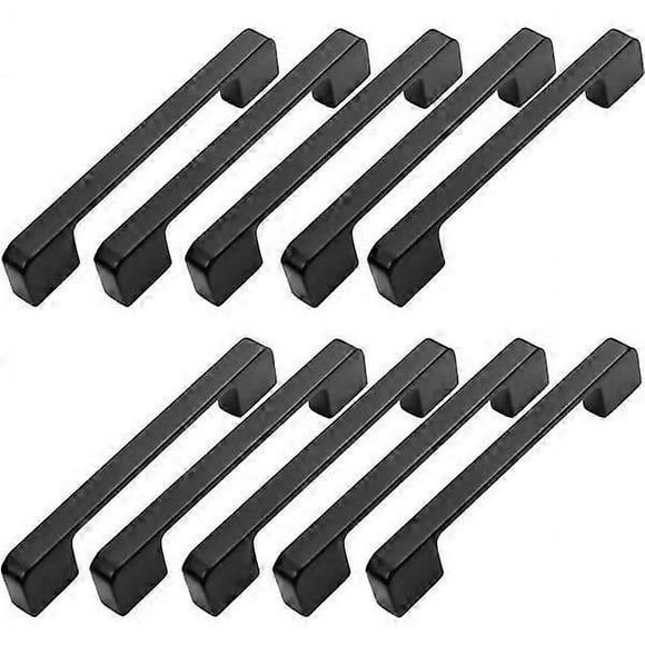 Set of 10 cabinet handles black furniture handles cabinet handles