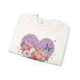 thumbnail image 3 of Floral Heart Sweatshirt, Floral Love Sweatshirt, Valentine's Day Sweatshirt, Heart Floral Sweatshirt, 3 of 54