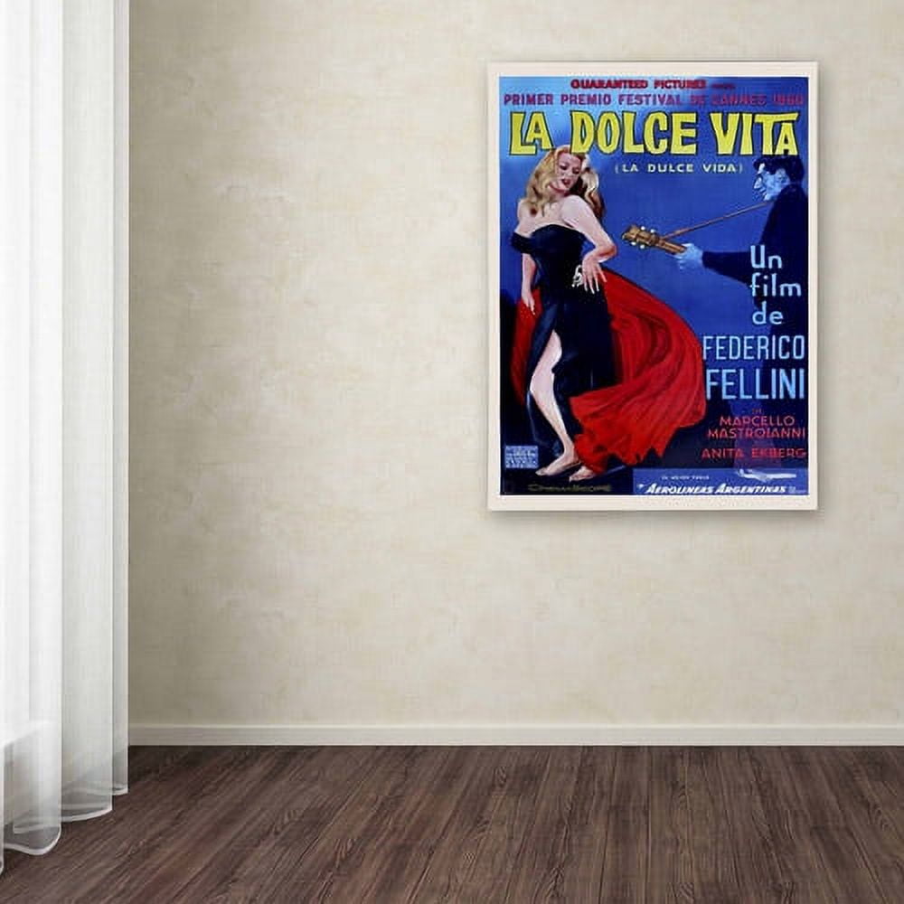 Trademark Fine Art "La Dolce Vita" Canvas Art by Vintage Apple Collection