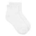 thumbnail image 2 of Jefferies Socks Womens Ruffle Lace Seamless Cushion Quarter Ankle Socks 6 Pair Pack, 2 of 5