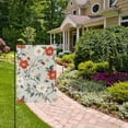 thumbnail image 2 of Yayeee Garden Flag 12" x 18" Double Sided Outdoor Yard Lawn Holiday Decorations, Red and White Floral Pattern, 2 of 6