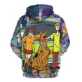 thumbnail image 3 of Scooby Doo Unisex Adult Sweatshirt Novelty Hoodie 3D Print Casual Sweater Jacket Pullover Hoodie Fall Winter Clothes 6XL, 3 of 8