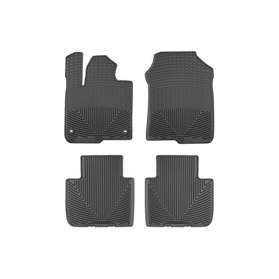 WeatherTech All-Weather Floor Mats compatible with adx, HR-V - 1st & 2nd Row, Black