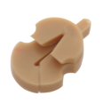 thumbnail image 2 of New 10 Pcs Violin Soft Mute Rubber Mute Fiddle Silencer Volume Control Practice, 2 of 7