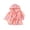 Watermelon Red, variant on LYMAYTER Toddlers Sleepwear Robe Girls and Boys Soft Hooded Robe Embroidery Bathrobe for All Seasons‌