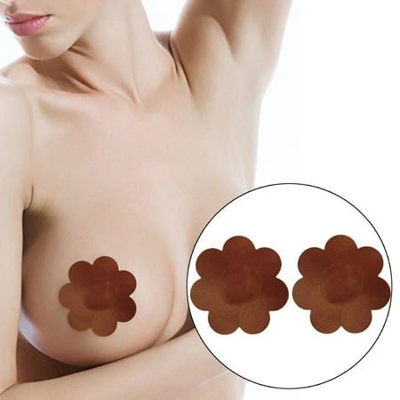 

Women Invisible 10 Pairs Nipple Covers Nipple Pasties Nipple Petals For Women Disposable Satin Pasties Self-Adhesive Petals Pad Pasties Note Please Buy One Or Two Sizes Larger