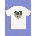 thumbnail image 3 of T-Shirt Imprimé Dinde Vintage pour Femmes - Col Rond Décontracté, Manches Courtes, Polyester, Lavable en Machine - Parfait pour l'Été, Col Rond, Décontracté, 3 of 8