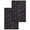 Black, variant on Colorful Polka Dot Kitchen Dish Towels for Drying Dishes Set of 2, Modern Minimalist Geometric Waffle Weave Microfiber Hand Tea Bathroom Towels Quick Dry & Absorbent Towel 12x12