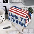 thumbnail image 7 of Sikiie Thank You Veterans Print Flip Double-layer Pencil Case, All-purpose Stationery Bag for Study and Office, Zipper Design, Unisex, 7 of 7