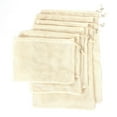 thumbnail image 1 of Injueey Bolsa de malla con cordón de 6 uds., bolsa de malla de bolsillo con cordón, bolsa reutilizable para productos vegetales, bolsa de comestibles Almacenamiento y organización del hogar Injueey HA018187-00, 1 of 1