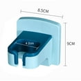 thumbnail image 5 of Soporte para secador de pelo, soporte de pared autoadhesivo, almacenamiento, organizador, soporte para secador de pelo sin perforación, estante para Azul, 5 of 5