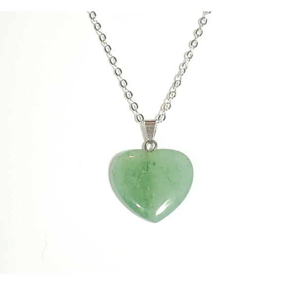 Green Aventurine Heart Necklace