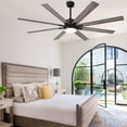 thumbnail image 2 of Chords Attic 72" Reversible 8-Blade Ceiling Fan with LED Lights and Remote Control, 6-Speed, Timer,&nbsp;3-Color, DC Motor, 2 of 10