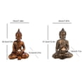 thumbnail image 4 of Ruiboury Buddha Figure Simple Style Desk Ornaments Candleholder Statue Crafts, 4 of 6