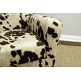 thumbnail image 5 of Fox Hill Ellis Rolled Arm Lounge Chair, Brown Cowhide, 5 of 6