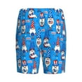 thumbnail image 5 of Easygdp Gnomes in USA Men's Short Pajama Pants, Sleep Shorts, Household Pants, Casual Pants with Pockets - X-Large, 5 of 9