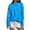 Blue, variant on WRKEKC Women's Heart Print Crewneck Knit Pullover Sweater Long Sleeve Casual Loose Fit Cozy Valentine Tops Womens Sweater