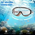 thumbnail image 4 of Swim Goggles, Wide Field View, Anti-Fog Coating, Leakproof Silicone Frame, Adjustable Head Strap, Hydrodynamic Eyewear, UV Protection, Swimming Training, Adult Kids Pool Gear, 4 of 6