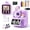 Purple, variant on Muivan Kids Instant Print Camera with 1080P HD Video, 2.4" Screen & 32GB SD Card, Color Printing Toy Camera with Lanyard & Pens, Birthday Gifts for Boys Age 3-12, Blue
