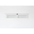 thumbnail image 2 of Home Wall Decorative Antique Brass Hardware 8 Hook Coat Rack - White, 2 of 10