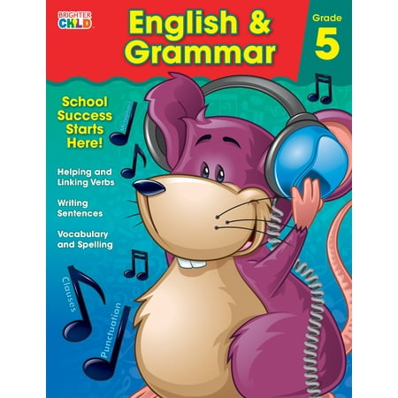 English & Grammar Workbook, Grade 5 (Best English Grammar Workbook)