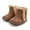 Brown, variant on Gyujnb Winter Warm Lined Boots for Toddler Girls Non Slip Sole Soft Comfortable First Walking Shoes Outdoor,Boys Shoes,Girls Shoes,Size:4