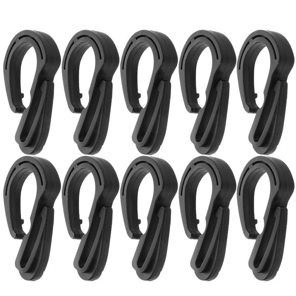 OULII Crochets d'Appui-tête de Siège Arrière de Voiture 10 Pcs Crochet en Plastique Rangement Multifonctionnel pour Accessoires de Voyage